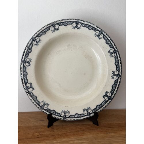 Assiette Creuse Ancienne Terre De Fer Salins Parmentier