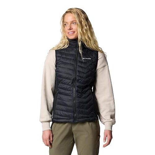 Columbia - Women's Powder Pass Ii Hybrid Vest - Gilet Synthétique Taille L, Noir