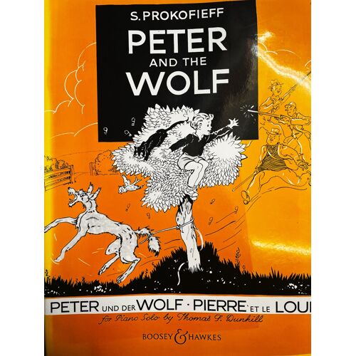 Partition "Peter And The Wolf", Piano Solo By Th. Dunhill.