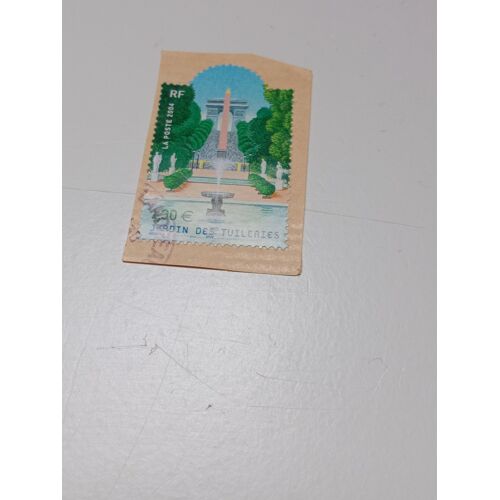 Timbre France Oblitéré 1,90 Yvert N°3673 Le Jardin Des Tuileries De 2004