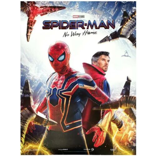 Spider-Man (Spiderman No Way Home) - Véritable Affiche De Cinéma Pliée - Format 40x60 Cm - De Jon Watts Avec Tom Holland, Zendaya, Andrew Garfield, Tobey Maguire - 2021