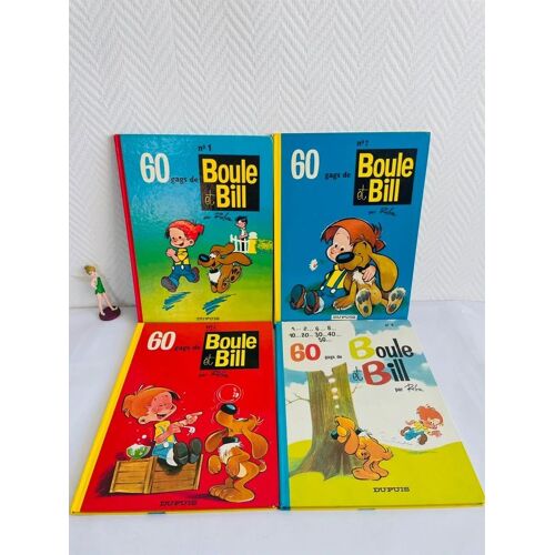 Lot De 4 Bd Boule Et Bill – 60 Gags – Tomes 1 À 4 – Dupuis – Roba