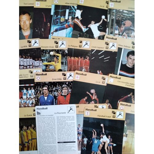 Fiches Sports Handball (Éditions Rencontre 1977-78)