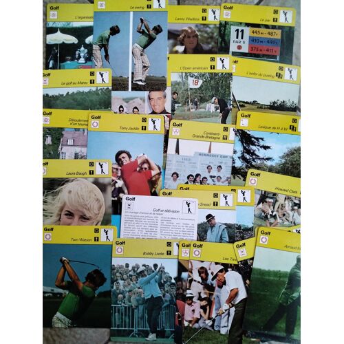 Fiches Sports Golf (Éditions Rencontre 1976-1980)