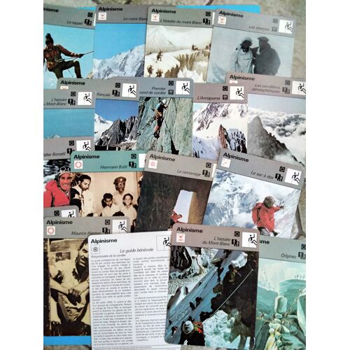 Fiches Sports Alpinisme (Éditions Rencontre 1977-1980)