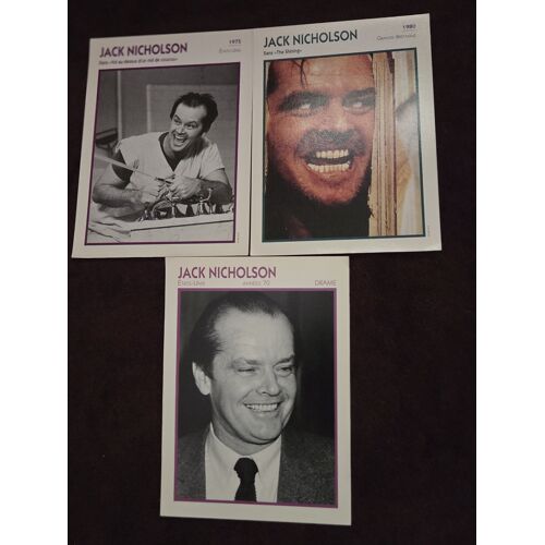 Fiches Cinéma Jack Nicholson The Shining Vol Au-Dessus Nid De Coucou