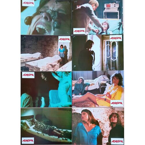 Aenigma : Jeu De 8 Photos D'exploitation Cinématographique - Format 21x29,5 Cm - De Lucio Fulci Avec Milijana Zirojevic, Lara Naszinsky, Jared Martin, Ulli Reinthaler - 1987