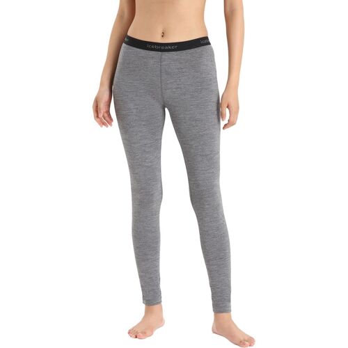 Icebreaker - Women's 200 Oasis Leggings - Sous-Vêtement Mérinos Taille L, Gris