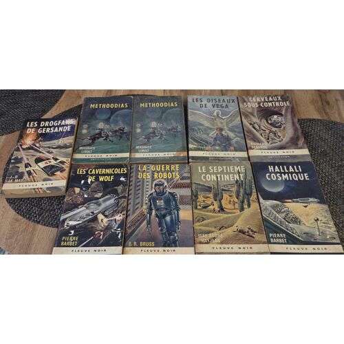 Lot De 9 Romans Collection Fleuve Noir Anticipation