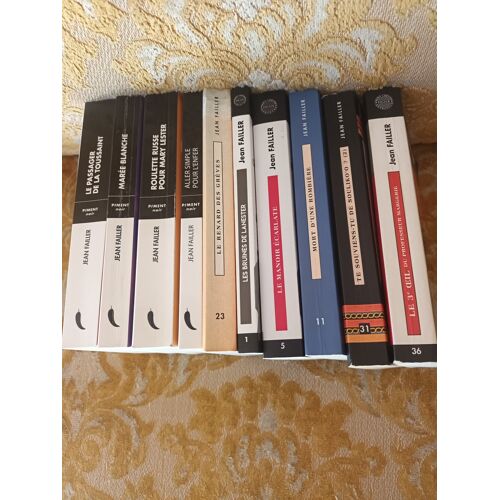 Lot De 10 Enquetes De Mary Lester Par Jean Failler