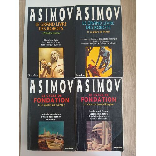 Asimov -4 Tomes- Le Cycle De Fondation - Omnibus