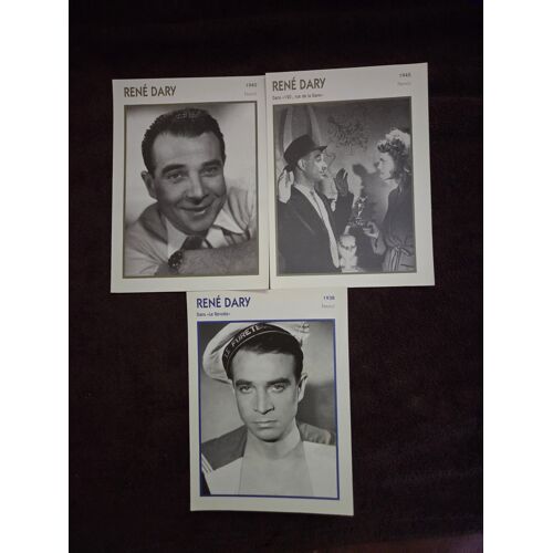 Fiche Acteur René Dary – Collection Portrait De Stars – Encyclopédie Du Cinéma