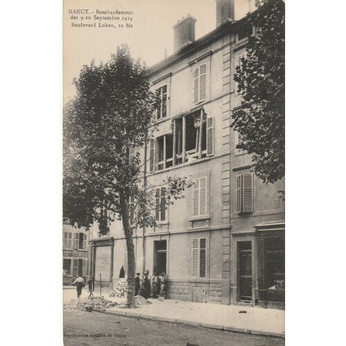 Nancy Bombardement 1914 Boulevard Lobau
