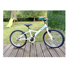 Velo Enfant 20 " Pouces Tout Chemin V T C Btwin Decathlon Original 100 Bicyclette Solide Loisirs De Plein Air Confortable Robuste Jeune Cycliste Sport Équilibre Robuste Sportif 5 À 10 Ans