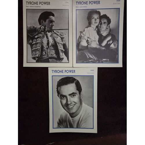 Tyrone Power Fiche Acteur Portrait Collection Encyclopédie Cinéma Jesse James