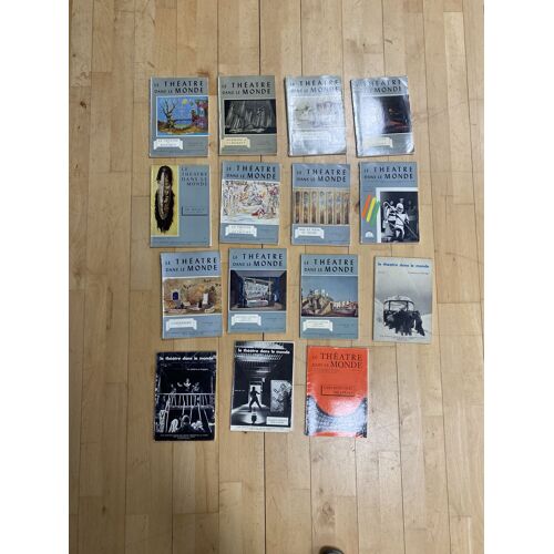 Livres De Théâtre Le Théâtre Dans Le Monde Revue Publiée Avec Le Concours De L’Unesco Bilingue Anglais/Francais