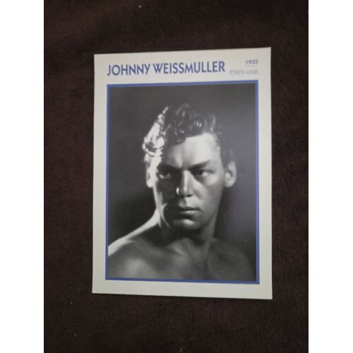 Johnny Weissmuller Fiche Acteur Collection Portrait Stars Encyclopedie Cinema