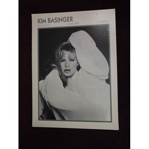 Fiche Acteur Kim Basinger Portrait Stars Encyclopedie Cinema Bon Etat