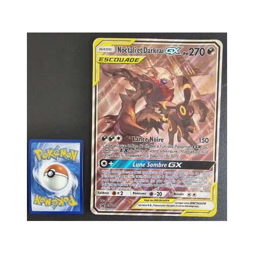 Pokémon Noctali Et Darkrai Gx Promo Sm241 Soleil Et Lune Jumbo