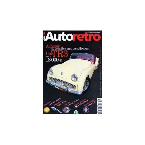 Auto Retro 270 De 2003 Peugeot 403 Cabrio,Jaguar Xk150,Maserati 3200 Gt,Honda S800,S2000,Renault 4cv,Chevrolet Corvette,