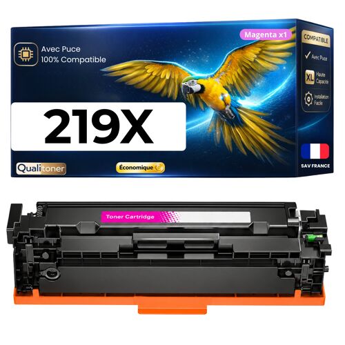 W2193X 219X Toner Magenta compatible pour HP 3202dn 3202dw 3302fdw MFP 3302dw 3302fdn haute capacité avec puce 2500 pages