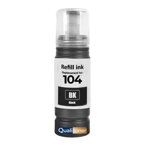 compatible pour Epson E104B C13T00P140 104 noire 70 ml 4500 pages
