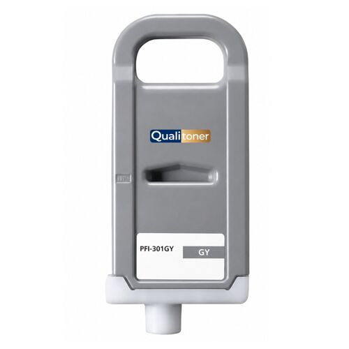 Cartouche PFI-301 GY compatible pour Canon Gris Haute capacité avec puce encre pigmentée 700 ml Pack 1
