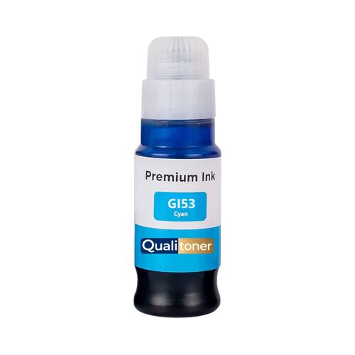 Recharge encre GI-53C compatible pour Canon PIXMA G550 G650 Cyan Haute capacité 3800 pages