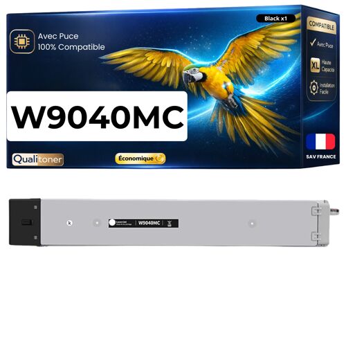 W9040MC W-9040MC toner compatible pour HP E77822dn E77822z E77825dn E77825z E77830dn E77830z Noir haute capacité 34000 pages premium