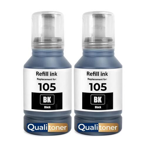 compatible pour Epson C13T00Q140 105 E105B noire pack 2 8000 pages