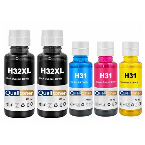 compatible pour HP 32XL 32 XL 1VV24AE 31 1VU26AE 1VU27AE 1VU28AE Pack 5 haute capacité