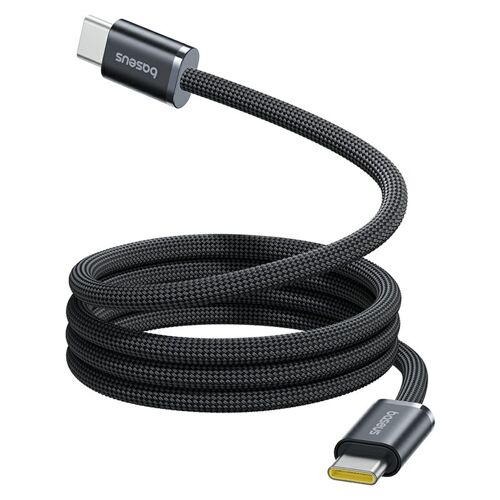 Câble USB-C - Nylon, Noir, 100W