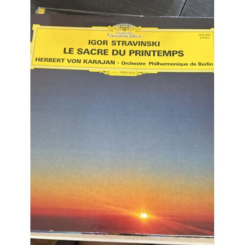 Deutsche Grammephen Igor Stravinski Le Sacre Du Printemps Herbert Von Karajan - Orchestre Philharmonique De Berlin