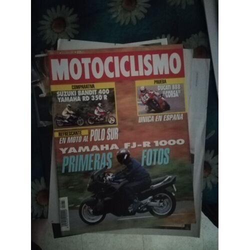 Motociclismo 1277 De 1992 Yamaha Rd350r,Fjr1100,Suzuki 400 Bandit,Minimotos Dm,Polini,Pons,Amatriain,Mataix,Colome,Kazama
