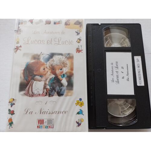 Cassette Vidéo Vhs - Les Aventures De Lucas Et Lucie - La Naissance (Volume 1)