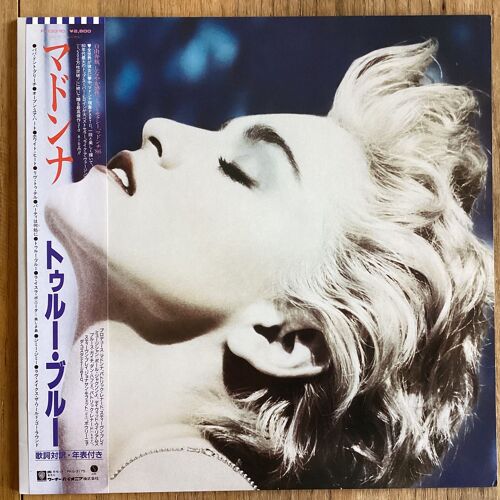 Madonna - True Blue - Vinyle Lp 1986 Japon Sire P-13310 Nm/Ex