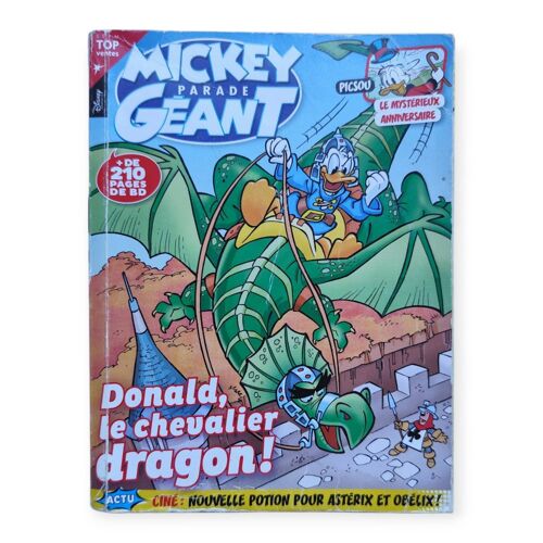 Disney Mickey Parade Géant N°392 Bd Mickey Donald Picsou Magazine