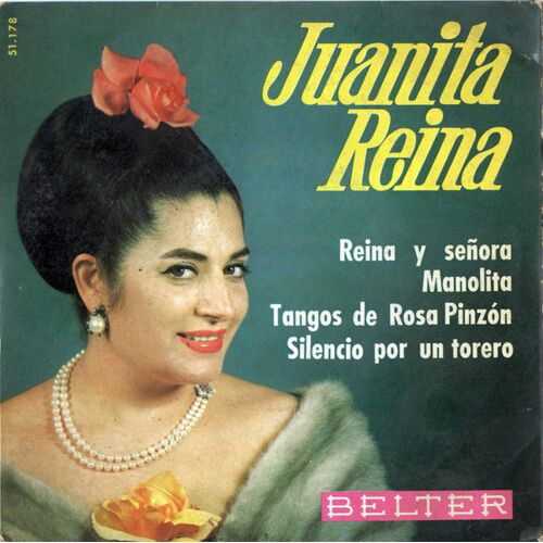 45t Vinyle 7' Junita Reina Reina Y Senora ; Manolita