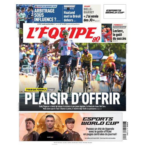 Journal L'Équipe Du 06 Juillet 2026