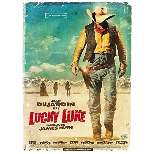 Lucky Luke / Affiche Cinéma Originale 120x160 Cm Pliée. Jean Dujardin - Année 2009