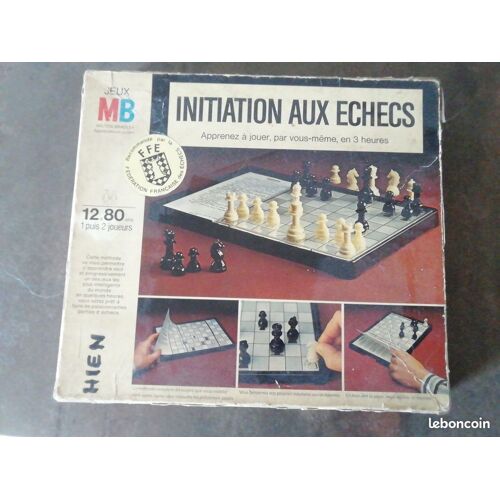 Jeu Initiation Aux Échecs Recommandé Par La Ffe Jeux Mb 1973