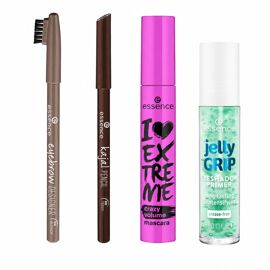 Essence - Trousse Maquillage Regard ¿ Mascara + Kajal + Base Fard + Crayon Sourcils - 