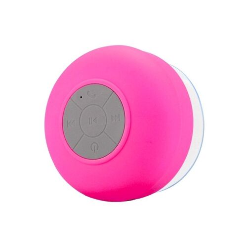 Enceinte Bluetooth Waterproof Kit Mains Libres Iphone Smartphone Tablette Rose YONIS