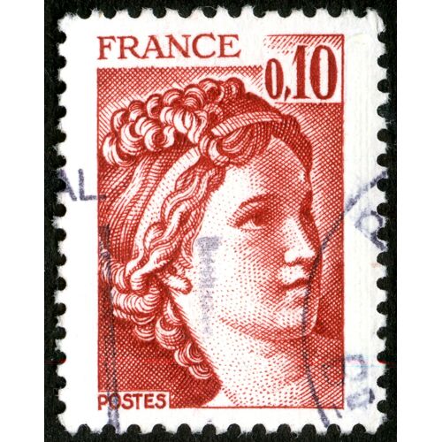 Timbre Oblitéré France , Postes , 0.10