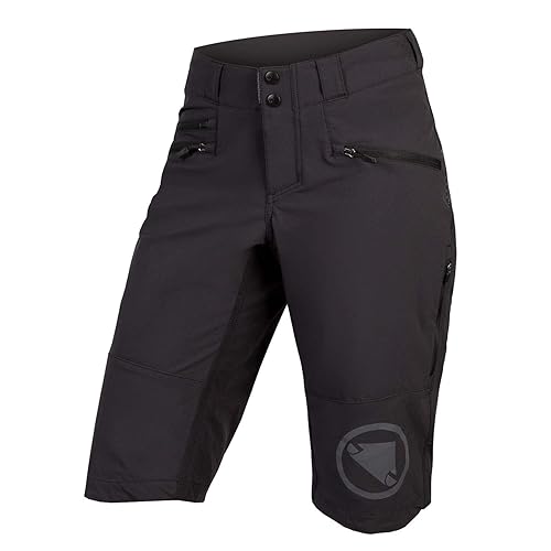 Endura - Women's Singletrack Short Ii - Pantalon De Cyclisme Taille L, Gris/Noir