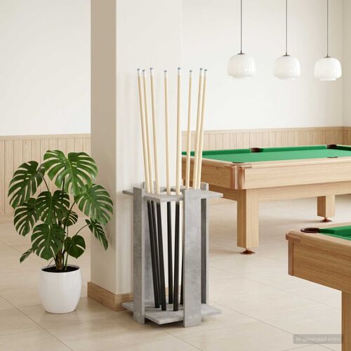 vidaXL Support de queue de billard Bois d'ingénierie 42 x 43 x 60 cm