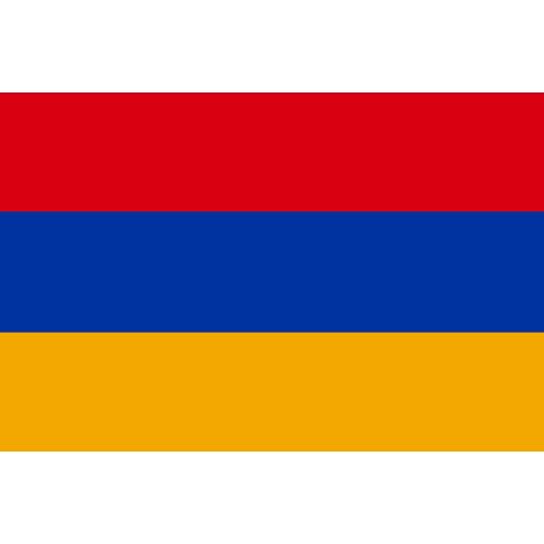 Drapeau Arménie - 15x10cm - Sticker/Autocollant