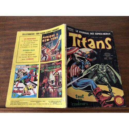 Marvel Présente Le Journal Des Super-Héros/ Titans Bimestriel N°16/ Tout En Couleurs/ Éditions Lug 10 Septembre 1978