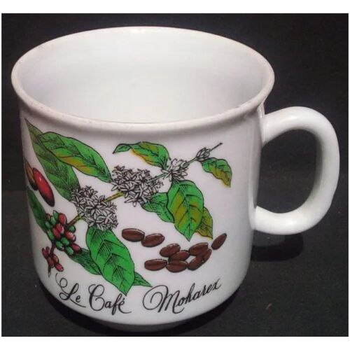 Tasse A Café - Publicitaire - " Le Café Mokarex " - En Porcelaine - " F D Chauvigny "