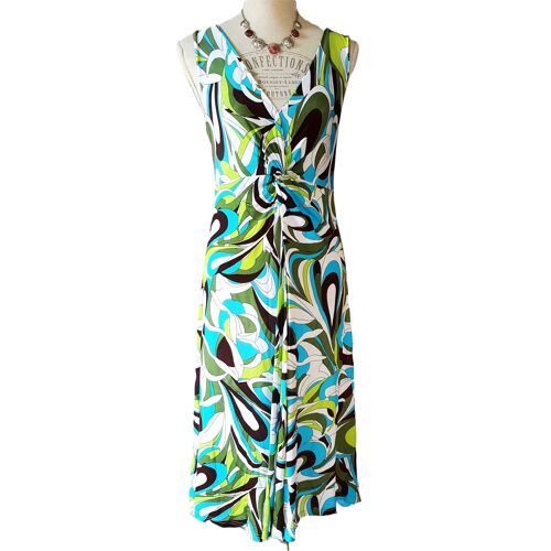 Robe Heine Taille 36 Multicolore Avec Motifs Tbe
